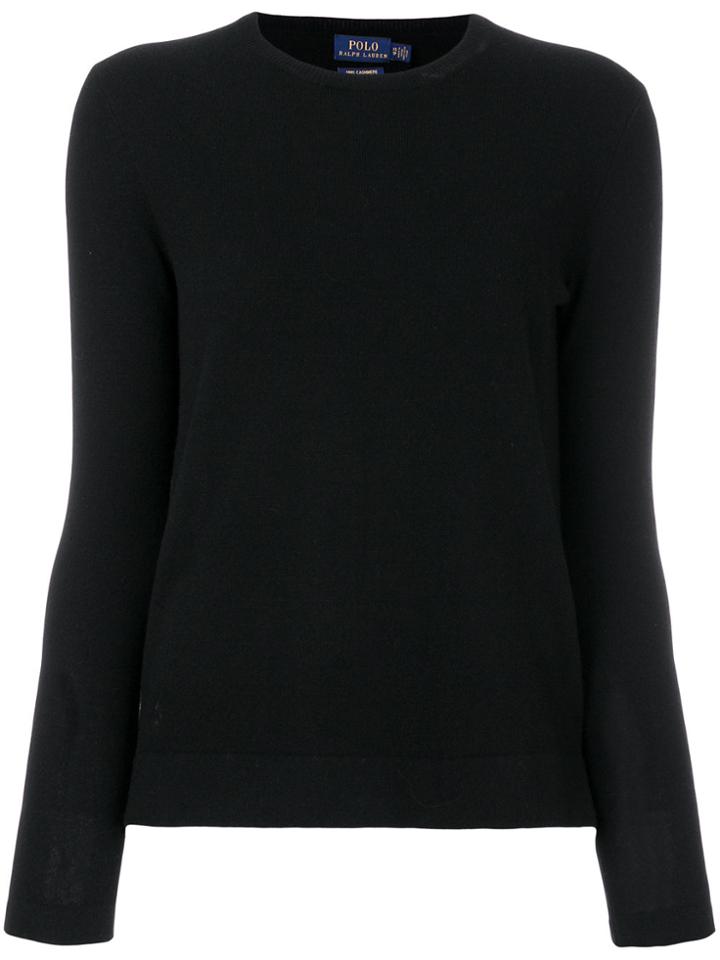Polo Ralph Lauren Knitted Jersey Sweater - Black