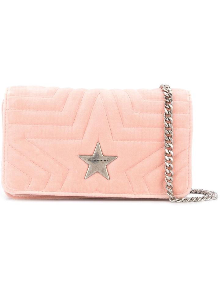 Stella Mccartney Star Patch Crossbody Bag - Pink