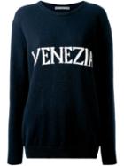 Alberta Ferretti - Venezia Jumper - Women - Cashmere/virgin Wool - 44, Blue, Cashmere/virgin Wool