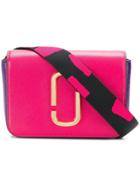 Marc Jacobs Foldover Snapshot Crossbody Bag - Pink & Purple