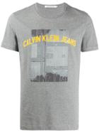Calvin Klein Jeans Basketball Photo Print T-shirt - Grey