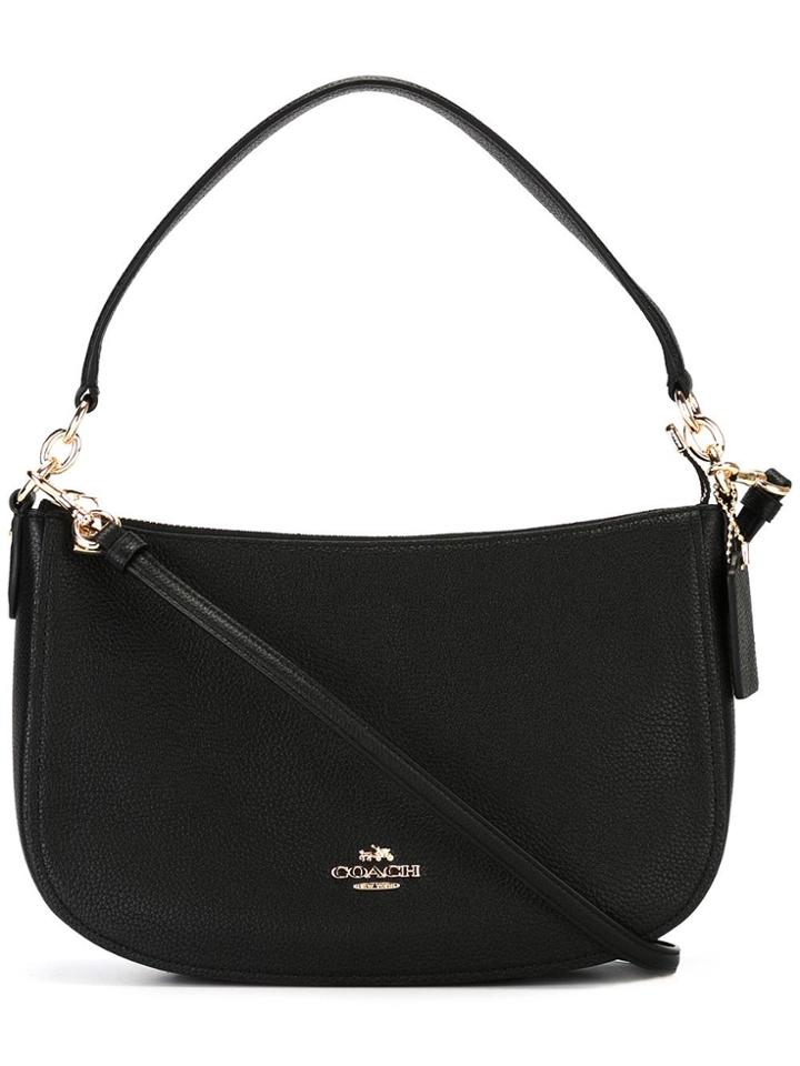 Coach Detachable Strap Tote - Black