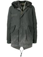 Mr & Mrs Italy Printed Hooded Jacket - Grey