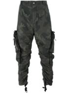 424 Fairfax Twill Camouflage Cargo Trousers, Men's, Size: Large, Green, Cotton