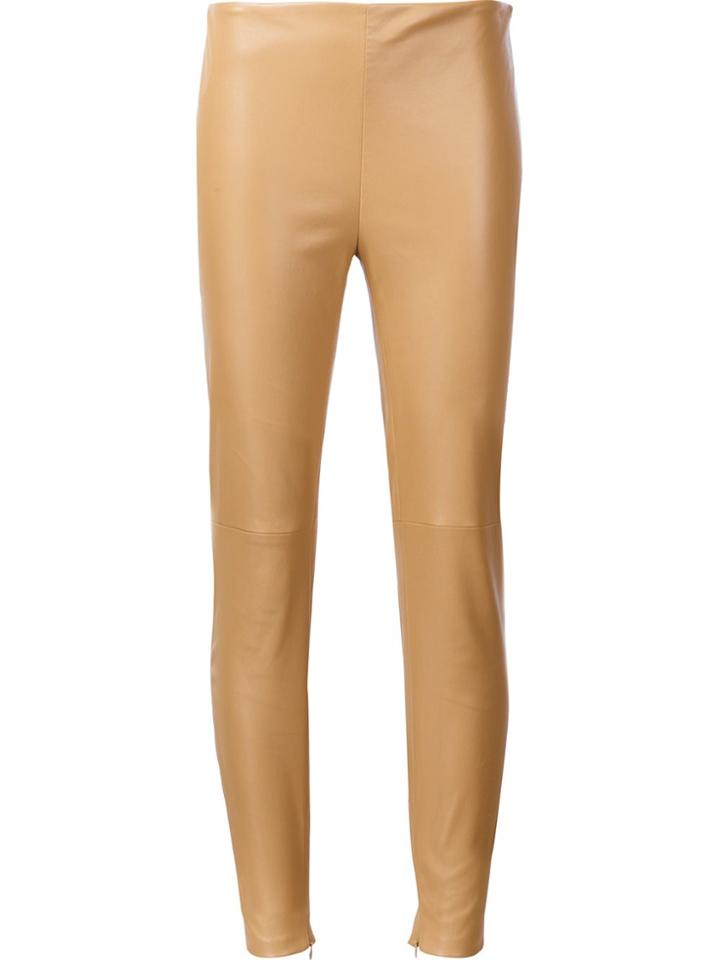 Ralph Lauren 'eleanora' Skinny Stretch Trousers - Nude & Neutrals