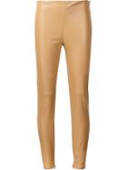 Ralph Lauren 'eleanora' Skinny Stretch Trousers - Nude & Neutrals