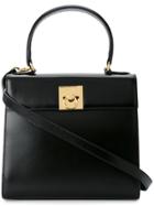 Céline Vintage Logos 2way Tote - Black