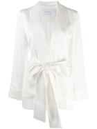 Racil Bow Tie Wrap Blazer - White