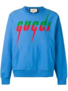 Gucci Blade Print Sweatshirt - Blue