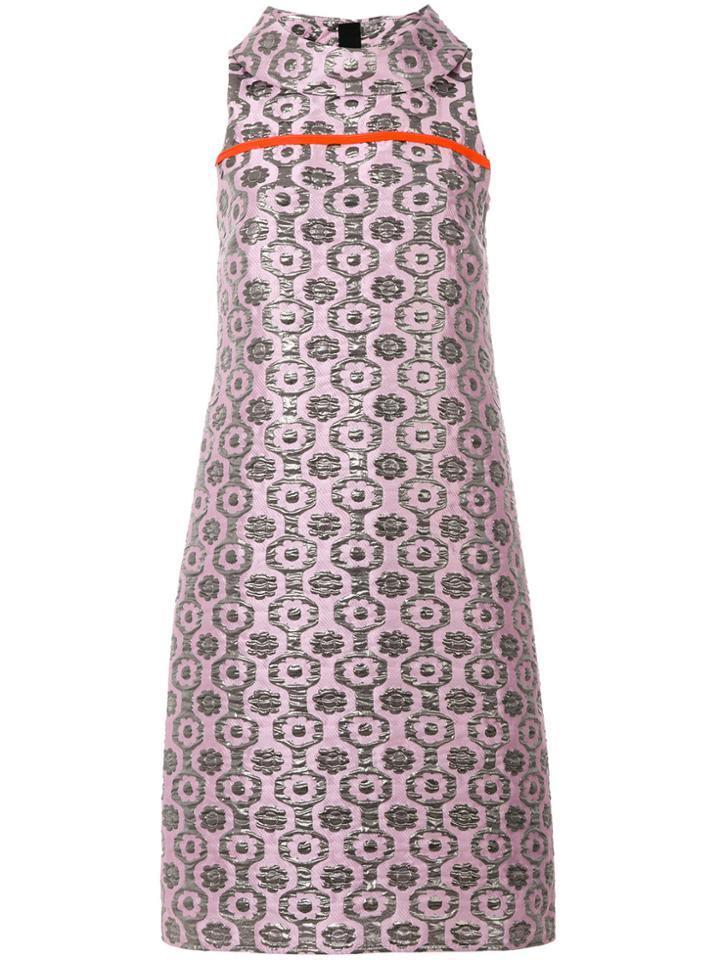 Marni Geometric Print Dress - Pink & Purple