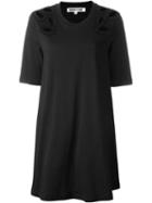 Mcq Alexander Mcqueen Cut-out Ruffles T-shirt Dress