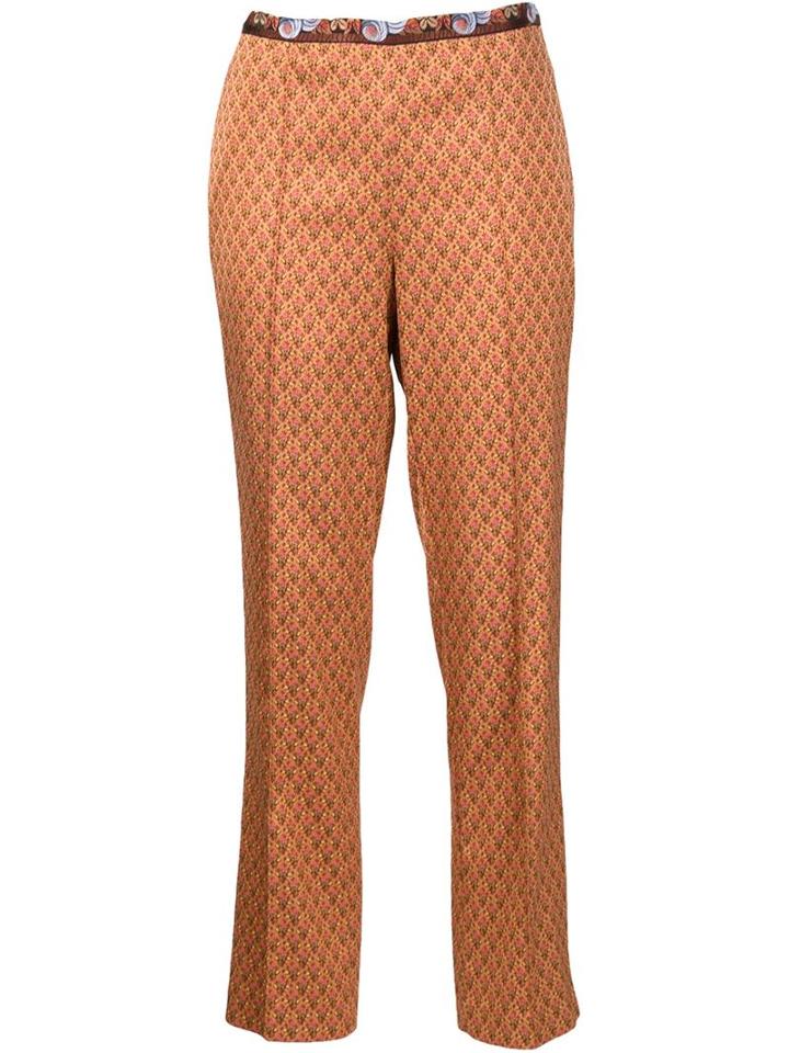 Etro Floral Jacquard Trousers