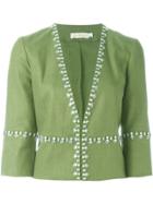 Tory Burch Embellished Jacket - Green