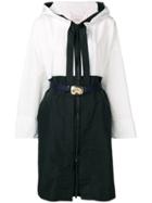 Dorothee Schumacher Colour Block Rain Coat - Black