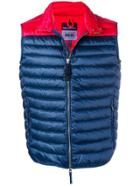 Parajumpers Contrast Padded Gilet - Blue