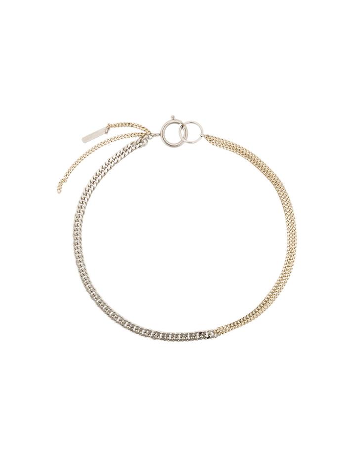 Justine Clenquet Ashley Two-tone Choker - Metallic