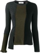 Pringle Of Scotland Colour-block Fitted Sweater - Black