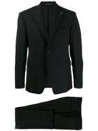 Tagliatore Plain Formal Suit - Black