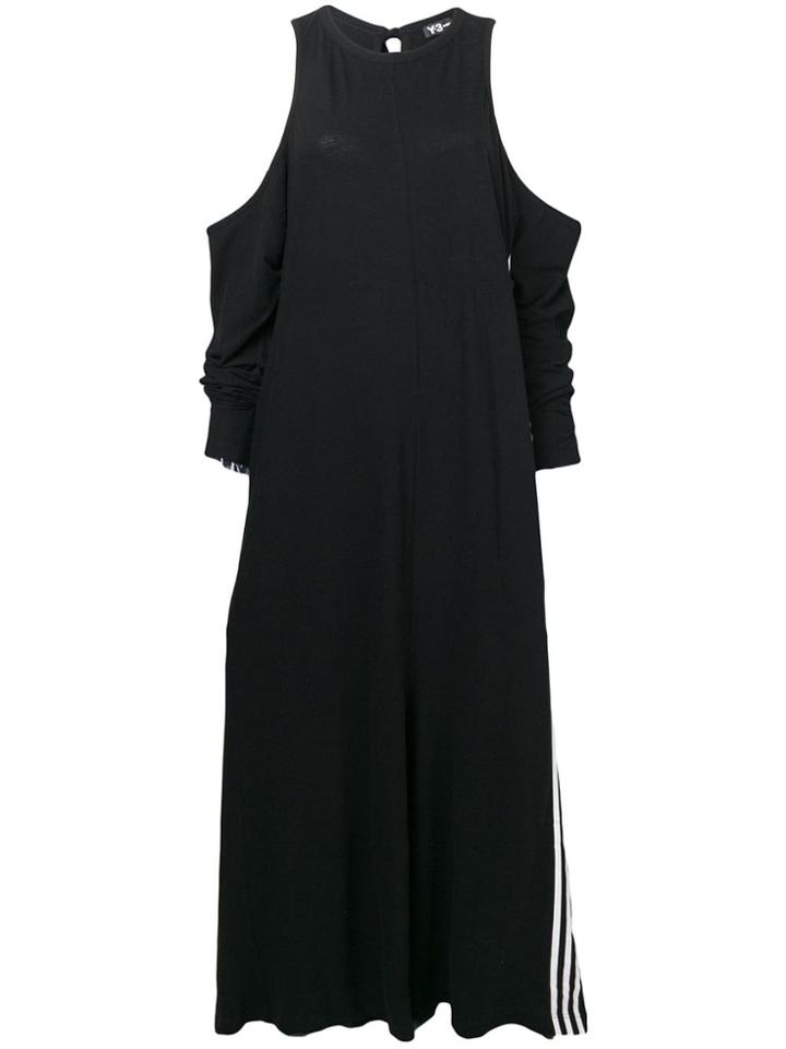 Y-3 Open Shoulder Jumpsuit - Black