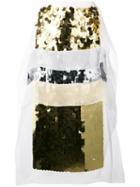 Christopher Kane Sequin Panel Midi Skirt - Yellow