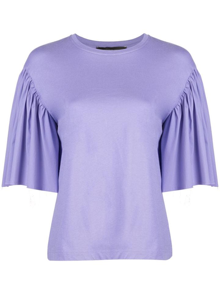 Federica Tosi Bell Sleeve Shirt - Blue