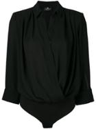 Elisabetta Franchi Shirt Bodysuit - Black