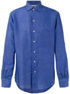 Loro Piana - Andre Ml Sahara Melange Shirt - Men - Linen/flax - Xxl, Blue, Linen/flax