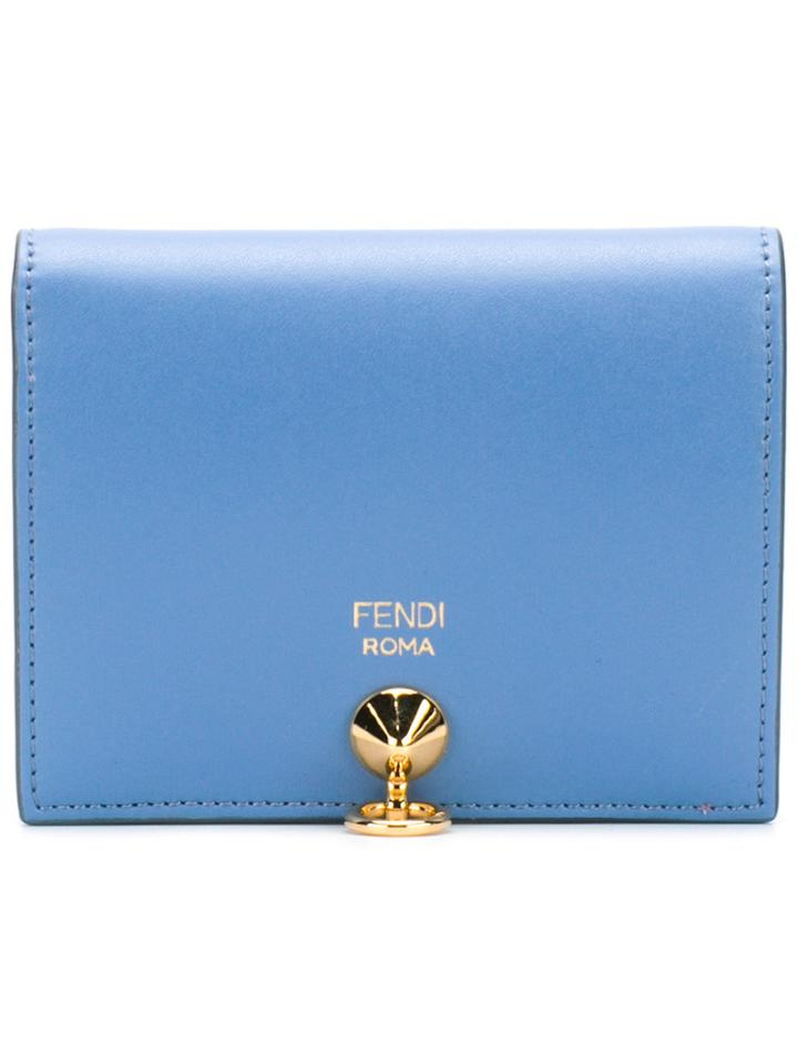 Fendi Snap Fastening Wallet - Blue