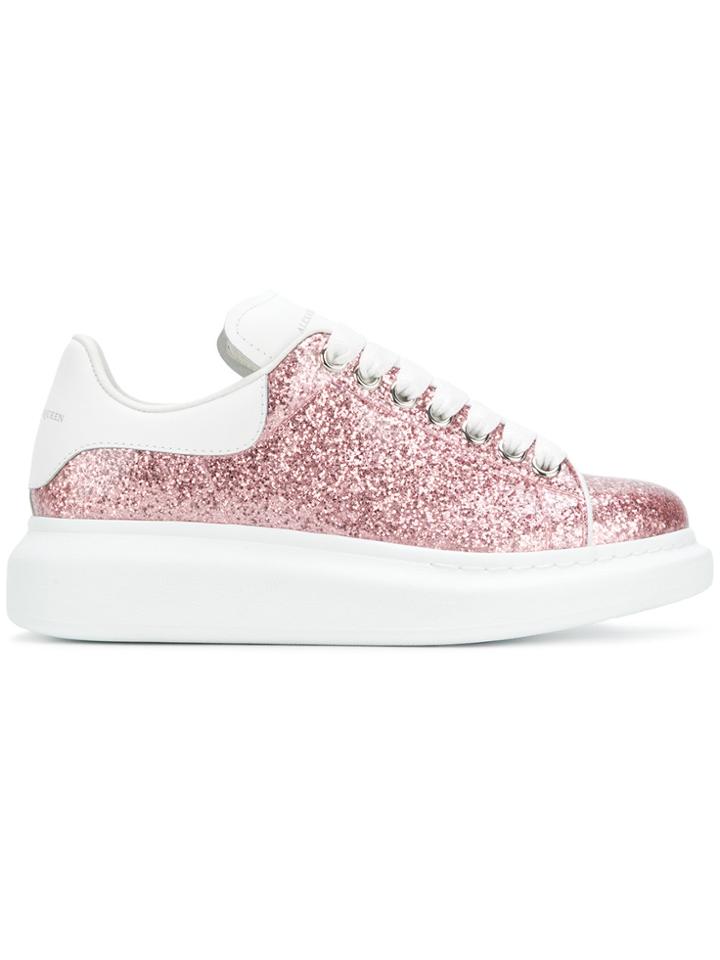 Alexander Mcqueen Oversized Sole Sneakers - Pink & Purple