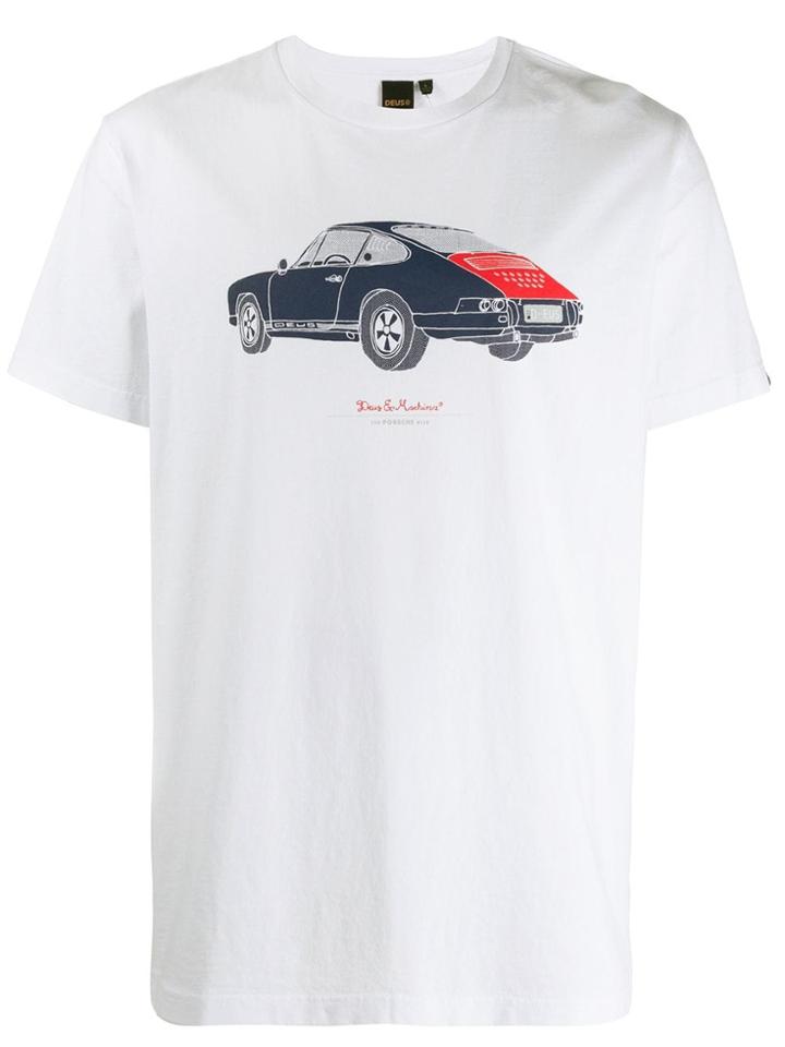 Deus Ex Machina Car Print T-shirt - White