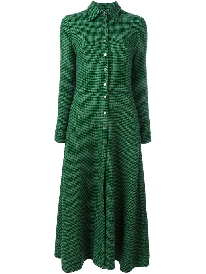 Ultràchic Houndstooth Shirt Dress