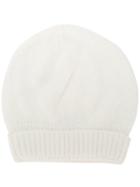 Roberto Collina Knitted Beanie Hat - White