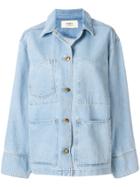 Ports 1961 Oversized Denim Jacket - Blue