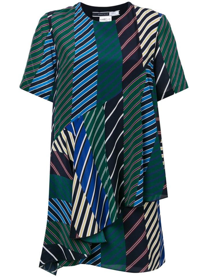Sport Max Code Ruffled Shift Dress - Blue