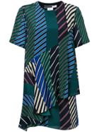Sport Max Code Ruffled Shift Dress - Blue