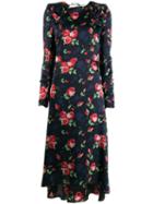 Magda Butrym Navy Crotone Dress - Blue