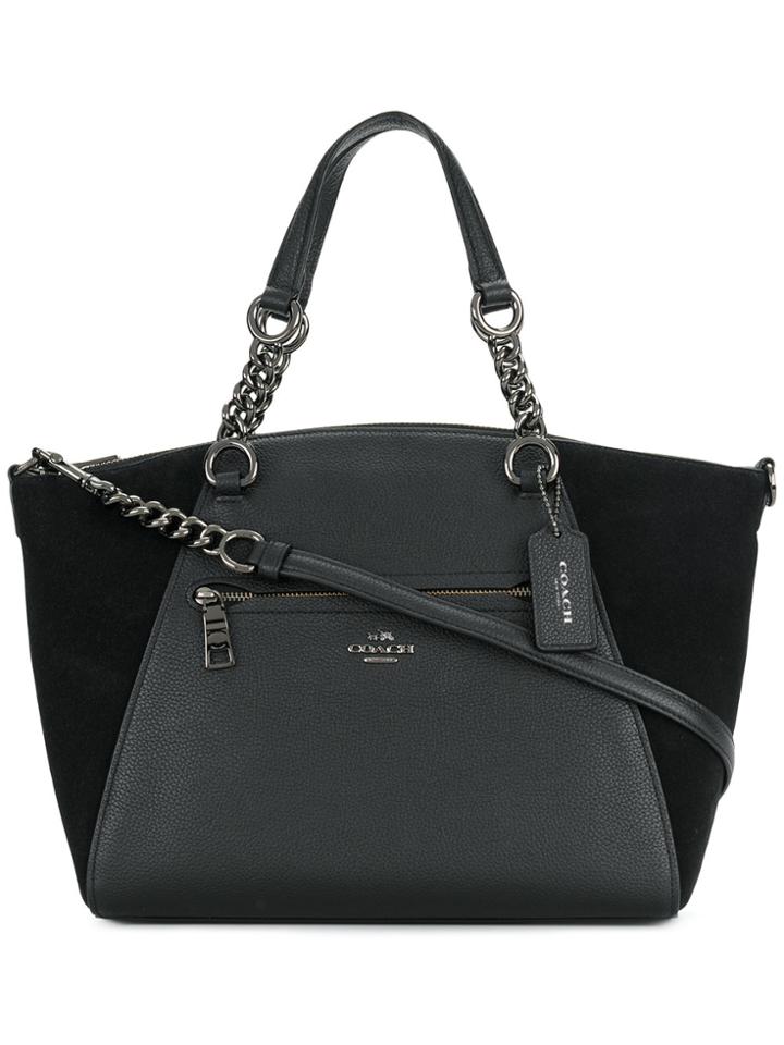 Coach Chain Prairie Satchel - Black