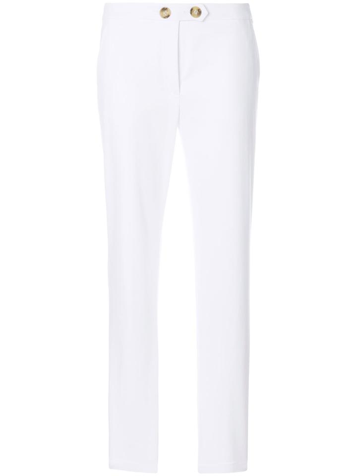 Red Valentino Turn Up Trousers - White