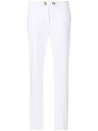Red Valentino Turn Up Trousers - White