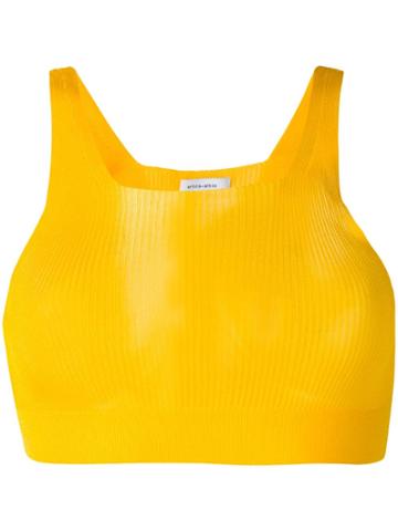 Artica Arbox Cropped Tank Top - Yellow