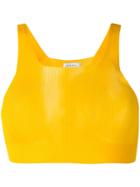 Artica Arbox Cropped Tank Top - Yellow