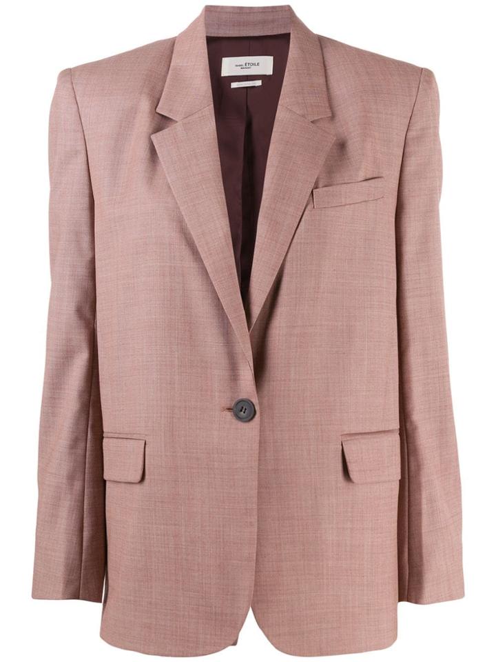 Isabel Marant Étoile Single-breasted Regular-fit Blazer - Pink