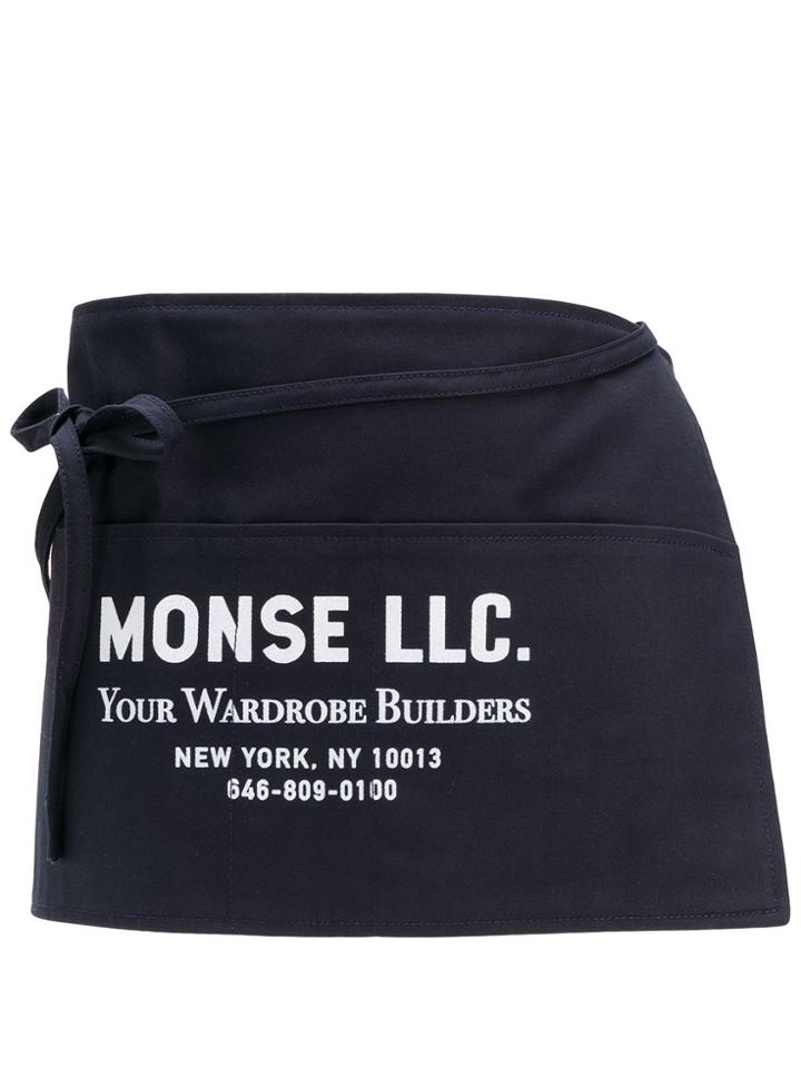 Monse Printed Belt Bag - Blue