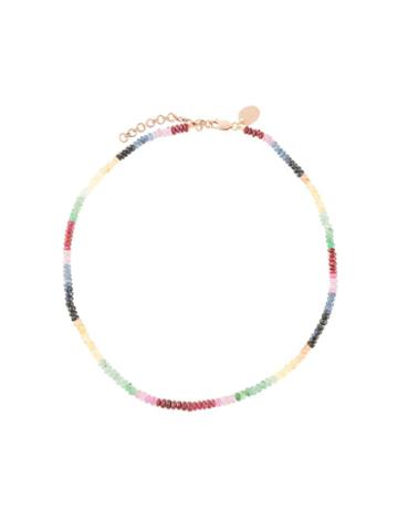 Maha Lozi Rainbow Necklace - Multicolour