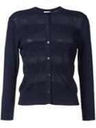 Estnation - Buttoned Cardigan - Women - Rayon - 38, Blue, Rayon