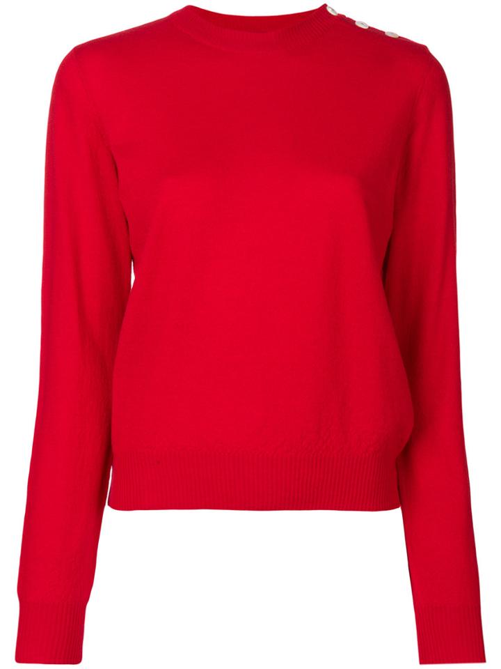 A.p.c. Round Neck Jumper - Red