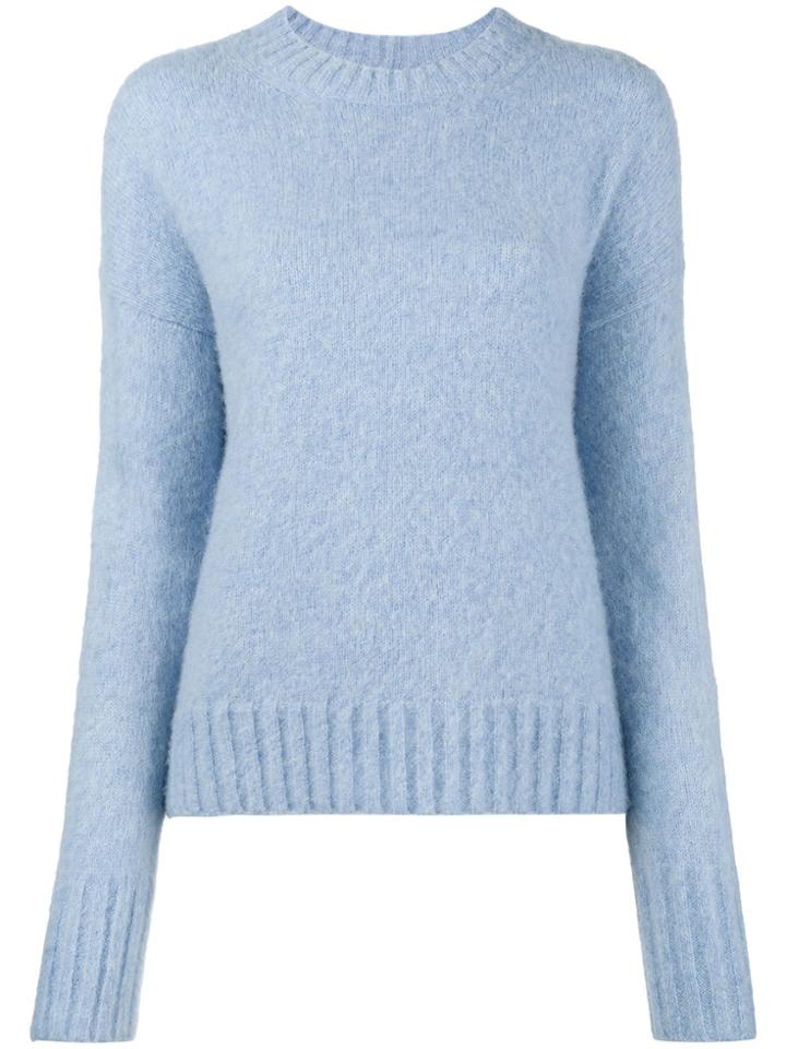 Helmut Lang Oversized Boucle Jumper - Blue