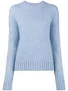 Helmut Lang Oversized Boucle Jumper - Blue