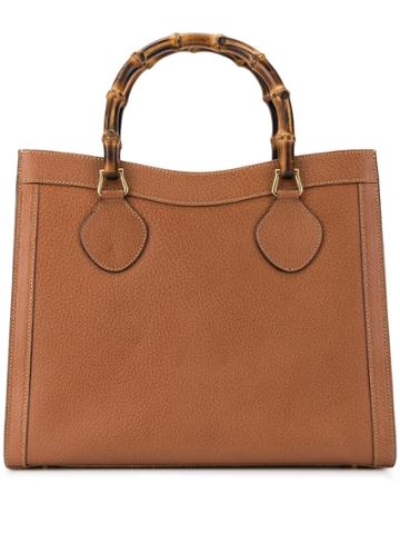 Gucci Pre-owned Bamboo Line Tote - Brown