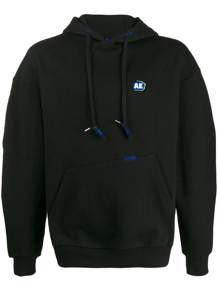 Ader Error Embroidered Logo Hoodie - Black